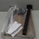 YYW Adjustable C Shaped End Table with Wheels - 360 Swivel TV Tray Table for Sofa/Bed/Bathtub, Slide Under Couch, Height Adjustable (17.7-31.5 Inches),Living Room, Bedroom, Study (raw Wood Color)