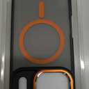 Magnetic 3 in 1 for iPhone 17 Pro Case, [Omni-Directional Protection] with 1x Screen Protector + 1x Camera Cover, [Seamless Work with Magsafe] Shockproof Slim Thin Case for iPhone 17 Pro Cosmic Orange