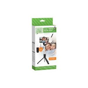 ReTrak Bluetooth 2-in-1 Tripod Selfie Stick - Black