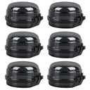 PartyKindom Stove Knob Safety Covers: 6pcs Press Gas Stove Knob Locks Child Proof Covers Gas Guards Protectors