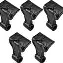 Pindex 5 Packs 3.5 Inch Wide Replacement Steel Flail Hammer Blade Flail Mower Blades for Tractor Mowers