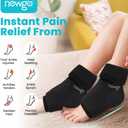 NEWGO Ankle Ice Pack for Injuries Reusable Ice & Hot Therapy, Cold Compression Ice Pack for Sprained Ankle - 2 Pack