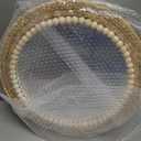 15 Inch Boho Round Hanging Wall Mirror Decorative Rattan Circle Mirrors for Farmhouse, Living Room, Bedroom