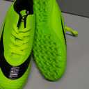 Soccer Cleats for Mens Womens Turf Soccer Shoes Indoor Unisex Football Boots Wide Training Sneaker (7.5, A166-green)