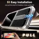 2 x Toughest 9H+ Glass for iPhone 16 Pro Max Screen Protector [Military Grade Shatterproof][Full Coverage Protection] HD Screen Protector iPhone 16 Pro Max Top Durable Tempered Glass, 2 Packs