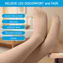 NEENCA 20-30mmHg Medical Compression Socks for Circulation, Edema, Swelling, Varicose veins, Recovery (Skin, Large)