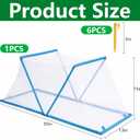 35" x 13" x 15" Foldable Garden Covers for Raised Beds, Garden Bed Insect Bird Netting Plant Cover, Garden Rows Pest Barrier Plant Protector Mesh for Protecting Vegetables Fruits Flowers