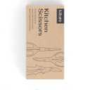 2 x Heavy Duty Kitchen Shear with Bonus MultiPurpose and Herb Scissors 420 Stainless Steel for Chicken, Meat, Fish and Poultry Gift Set with Kitchen Shears for Food and Herbs Scissors by Kiture (Large Silver Set)