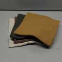 JUSPURBET 18x18 Decorative Pillow Covers Set of 4 Linen Throw Pillow Covers for Couch Sofa Bed Soft Cushion Covers Cases with Hidden Zipper for Living Room Home Decor,Army Green Brown