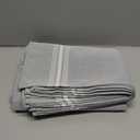 Cloth Napkins Set of 12,Grey Striped Cloth Napkins 18x22 Inch,Polyester Napkins Cloth Washable, Reusable Washable for Fall Christmas Wedding Daily Dining