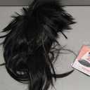 morvally Unisex Long Black 70s 80s Mullet Cher Glam Rock-Rocker Cosplay Wigs for Women and Mens Halloween, Themed Costume Party