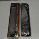 Computer Keyboard Wrist Rest Pad, Ergonomic Soft Memory Foam Wrist Support w/Anti-Slip Rubber Base, Black (Protein leather, 15.35 in*3.54 in*1.1 in)