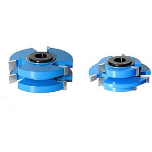 Amana Tool - SC554 2-Piece Carbide Tipped 3-Wing Stile & Rail Tongue & Groove Cabinet Door