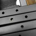 NUMENN Bookshelf, 5 Tier Bookshelves, Home Office Bookcase Shelf Storage Organizer, Free Standing Storage Shelving Unit for Bedroom, Living Room and Home Office, Black