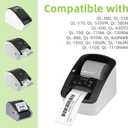 Compatible Standard Address Labels Replacement for Brother DK-1201 (1.1" X 3.5), Use with Brother QL Label Printers (12 Rolls + 1 Reusable Cartridge, 400 Labels/Roll)