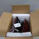 Sport Type Tail Lights Compatible with Dodge Ram 2013-2018 Ram 1500 Sport/Rebel Ram 2500 3500 Laramie w/Bulbs LED Black Taillights A Pair, Replace OEM: CH2800202 68093081AC CH2801202 68093080AC, LED