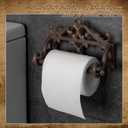1pcs Vintage Iron Toilet Paper Roll Holder Cast Rustic Wall Tissue Holder Wall Mounted Roll Paper Decor for Kitchen and Bathroom European Vintage Design (Classic)