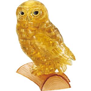 42 piece Crystal puzzle Owl Gold 3D Puzzle