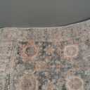 Loloi Margot Collection MAT-03 Ocean/Spice 2'-0" x 5'-0" Accent Rug feat. CloudPile, No-Shed Easy Clean Large Patterned Area Rug for Living Room, Bedroom, Dining Area