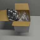 Tessco for you 100 Pcs Mini Liquor Bottles with Black Cap, Small Empty Shot Bottle, Airtight Plastic Spirit Alcohol, Salad Dressing Wine Hot Sauce Party Supplies(0.8 Oz)