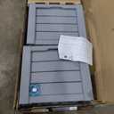 Keter Westwood 150 Gallon Resin Large Outdoor Storage Box for Patio Furniture, Outdoor Cushions, Garden Tools and Pool Floats, Light Grey