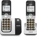 VTech Cordless Phone 2Handset with Large Display and Big Buttons, DECT 6.0 with Caller ID/Call Waiting, Full Duplex Speakerphone, ECO Mode, Last 10 Number Redial, Easy to Use,VG2312