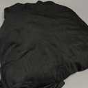 Mulilai Elastic Oval Outdoor Black Tablecloth 6-8 Seats with Fitted Edges Table Cloth Washable 48x72 Inch Kitchen Dining Stretch Table Cover Non Slip Anti Wrinkle for Wedding Party