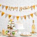 Tioncy 2 Set 3 Tier First Trip Around The Sun Cardboard Cupcake Stand for 24 Sunshine Cupcake Tier Stand Dessert Tower Holder for Birthday Party Baby Shower Decoration