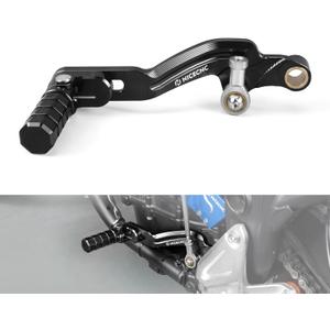 NICECNC Aluminum Transmission Control Lever Gear Shift Lever Compatible with Yamaha Tenere 700/XTZ 700 2019 2020 2021 2022 2023 2024, Tenere 700 Rally Edition 2020-2024, CNC-machined, Black