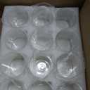 UPBUD 4 Inch Small Glass Cylinder Vases for Centerpieces | 12pcs Clear Flower Vase for Wedding Decorations, Floating Candle Vases in Bulk, Hurricane Candle Holders for Table, Home Dcor