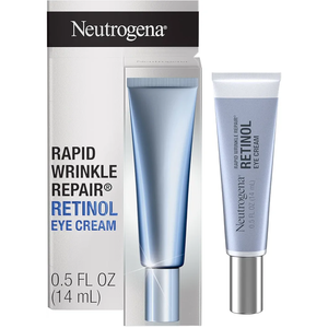 Neutrogena Rapid Wrinkle Repair Retinol Eye Cream for Dark Circles, Daily Anti-Aging Under Eye Cream with Retinol & Hyaluronic Acid to Fight Fine Lines, Wrinkles, & Dark Spots, 0.5 fl. oz