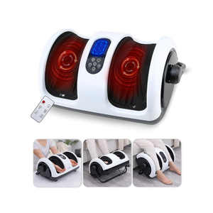 Foot Massager with Heat,Shiatsu Foot Massager for Plantar Fasciitis,Pain Relief and Heat Therapy-Massage Leg/Calf/Ankle with Deep Kneading,Gift for Family and Friends(White)
