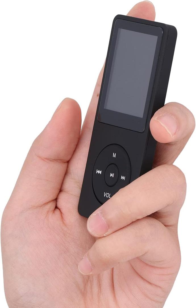 Portable Music Player with Headphones,FM Sport Music Player 1.8in Color TFT Display Video MP3 MP4 Player for Outdoor Office