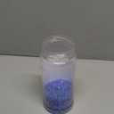 Syedra Crushed Glass for Crafts,Broken Glass Pieces,Bar, Garden Decoration 3-6mm, 1.5 Pound Jar (Sea Blue)