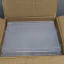 Citylife 3 PCS Plastic Storage Bins with Latching Lids Portable Project Case Clear File Box Stackable Storage Containers for Organizing B5 Paper, Photo, Document, Scrapbook