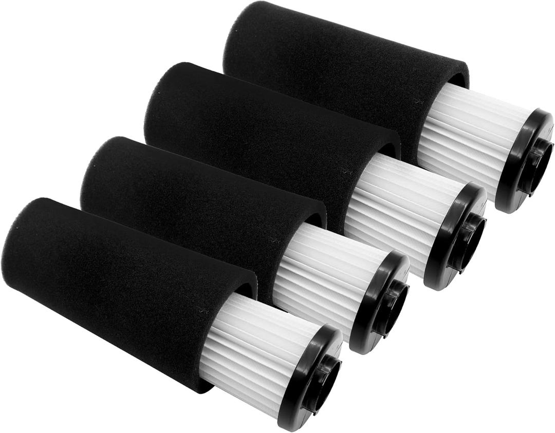 4 Pack Filters Compatible with Dirt Devil Style F112 Endura Replacement Odor Trapping Filter,UD20120NC, UD70161, UD70164, UD70174Compares to AD47936