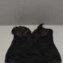 SHAPERIN Sexy Lace Shapewear Bodysuit Women's Sleeveless V Neck Tummy Control Backless Thong Tank Tops Body Suit Shaper (Medium, Black)