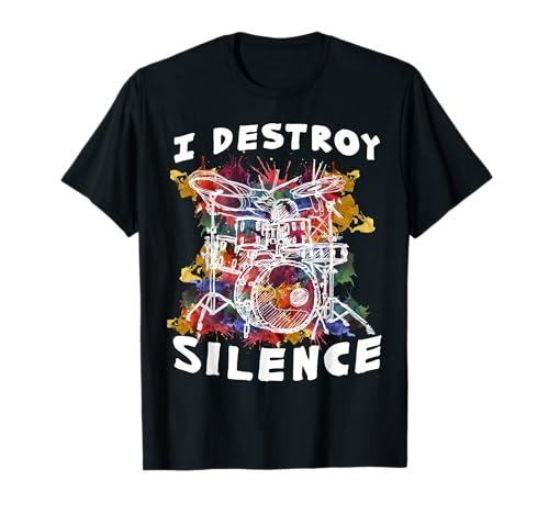 Drumset Drummer Drumsticks Drum Set T-Shirt Size 2XL