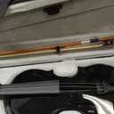 Vangoa 4/4 Full Size Beginner Violin Set, Acoustic Violin for Adults, Teens and Children over 11, Violin Beginner Set (with Hard Case, Rosin, Shoulder Rest, Bow, Spare Strings, Mutes and Black Set)