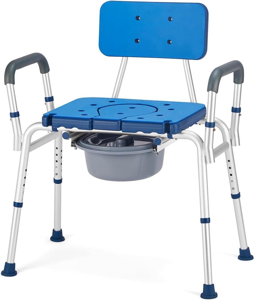 GreenChief Bariatric Shower Chair 700lb Heavy Duty Shower Bench with Extra Wide Seat, Large Shower Seat with Handles for Inside Shower for Elderly Disabled Obesity (Extra Oversize)