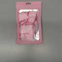 5 Inch Hair Bow Clips Edged Grosgrain Ribbon Hairpins Handmade Hair Accessories with Alligator Clips for Girls Women, Pink with Rose Red