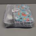 Mama Koala 3.0 Cloth Diapers for Babies with AWJ Lining, 6 Pack with 6 Natural Cloth Diaper Inserts - Reusable and Washable Pocket Diapers (Jagger-R)