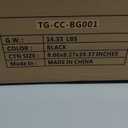 Camping Chair, Oversized Portable Camp Chair, Folding Outdoor Chair with Side Pocket and Cup Holder, Heavy Duty Camp Chair up to 400lbs, Large Camp Lounge Beach Chairs for Outdoor, Sports, Fishing (Slate Gray-black)