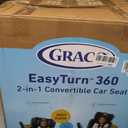 Graco EasyTurn 360 2-in-1 Rotating Convertible Car Seat, 360 Degree Rotating Infant to Toddler Rotating Car Seat, 2 Modes Rear and Forward Facing, Slim Design, Cyran