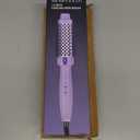 1.5 Inch Thermal Brush Blowout with 5 Temp Settings, Universal Voltage Hair Curling Iron, Ceramic Ionic Thermal Round Curling Brush Suitable for Medium and Long Hair, Purple