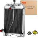 Ford 8N Radiator, 9N Tractor Radiator, Radiator For Ford 2N 8N 9N Tractor 8N8005, 3 Row Aluminum Radiators
