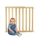 Toddleroo by North States LuxeCraft Wood Baby Safety Gate for Stairs & Doorways, Hardware Mount, Adjustable 25.25 to 39.25 Inches Wide, 30 Inches High, Beechwood Natural Wood
