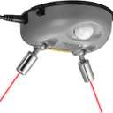 Fosmon, Wider Angle Upgrade, Dual Laser Garage Parking Assist Guide System, 360-degree Adjustable Parking Sensor with AC Adapter and Battery Backup for Car/Automotive