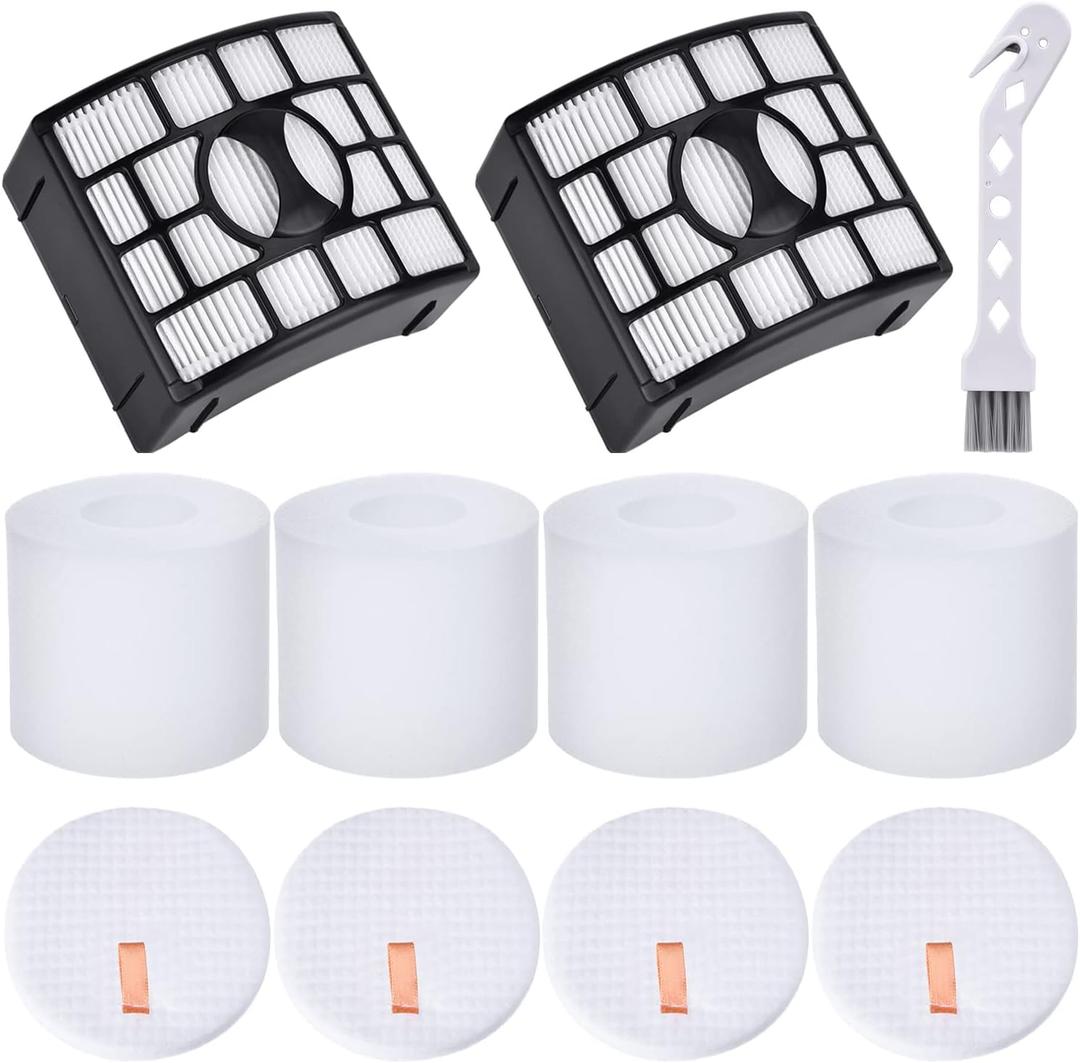 Leadaybetter Filter Replacement for Shark Rotator DuoClean Lift-Away ZD550 NV600 NV601 NV602 NV611 NV770 NV771 NV772 UV700 ZU701 Zero-M Speed Upright Vacuum, Part # XFF600 & XHF600