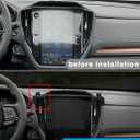 Car Phone Holder for Subaru Forester 2025 2026 Accessories Interior Navigation Dash Mount Cell Phone Mount for Most Smartphones Custom Auto Interior Accessories One-Hand Operation